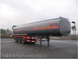 宏宙牌hzz9401ghya1型化工液體運(yùn)輸半掛車(chē) 產(chǎn)品技術(shù)參數(shù)